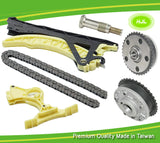 Timing Chain Kit+2 Camshaft VVT(Intake+Exhaust)Gears For BMW N45 N40 E46 316i - #HJ-02008-V