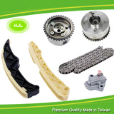 Timing Chain Kit For KIA Rio Soul Sportage Carens 1.6L GDI w/2 Camshaft VVT Gear - #HJ-42642-V