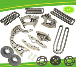 Timing Chain Kit For AUDI S5 A6 S6 A8 Q7 VW TOUAREG 4.2L V8 5.2L w/Gears - #HJ-01018