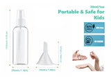 8PCS HDPE Plastic spray bottles 16oz SAFETY SWITCH 1oz alcohol botellas de spray - #SPRAY-330P0