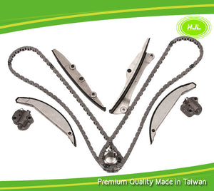 Timing Chain Kit for 1995-2000 Ford Contour Mercury Cougar Mystique 2.5L 3.0L DOHC V6 24V DURATEC 155cid 181cid 2450cc VIN Code L, G - #HJ-04119