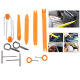 12 Pcs Plastic Car Radio Door Clip Panel Trim Dash Audio Removal Pry Kit Tool Set - #TOKIT-99812