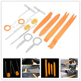 12 Pcs Plastic Car Radio Door Clip Panel Trim Dash Audio Removal Pry Kit Tool Set - #TOKIT-99812